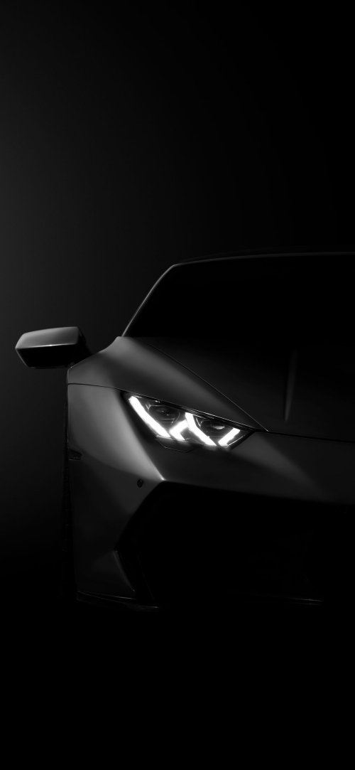 Dark Luxury Sports Car
