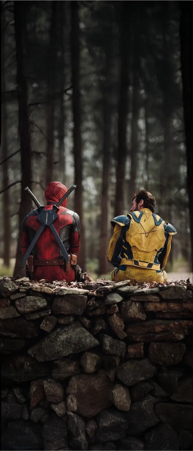 Deadpool and Wolverine Forest - Related 4K Wallpapers wallpaper