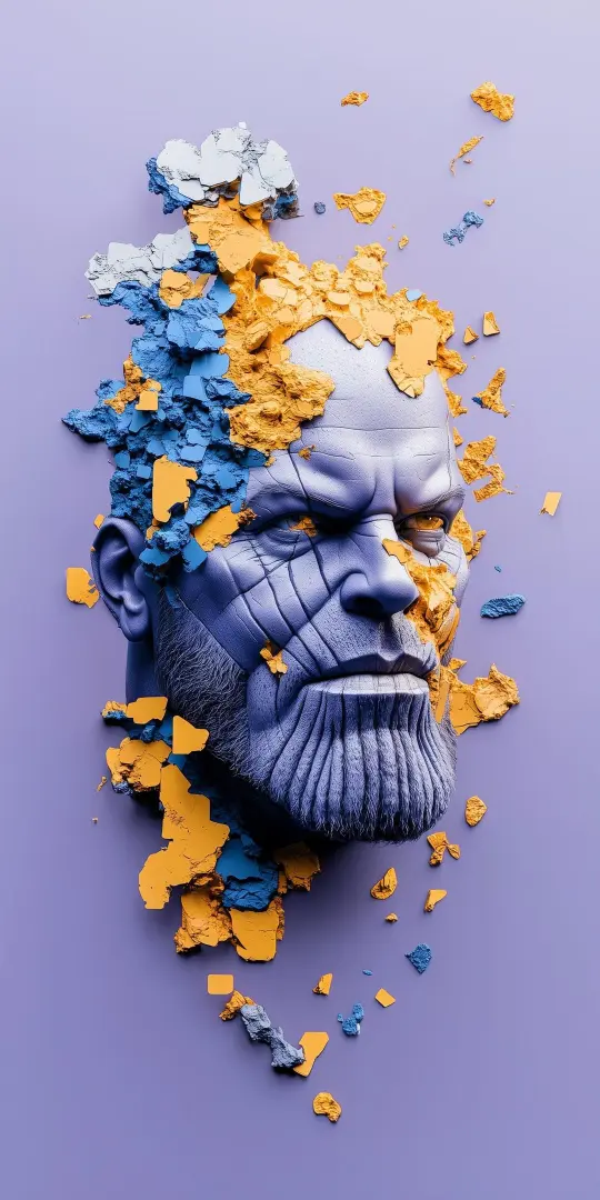 Deconstructed Thanos Portrait