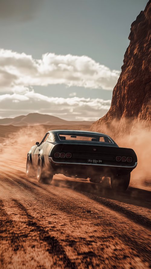 Desert Muscle Car Chase - Related Ghetto Wallpapers wallpaper