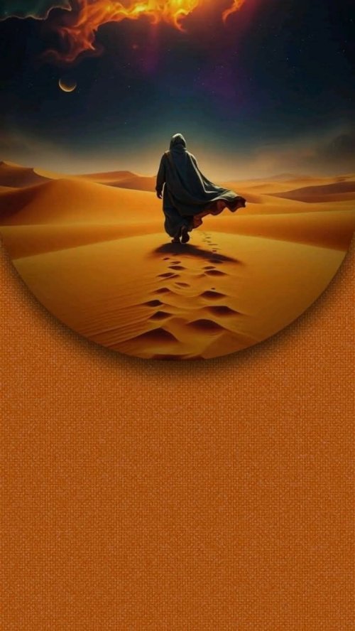 Desert Wanderer Sunset
