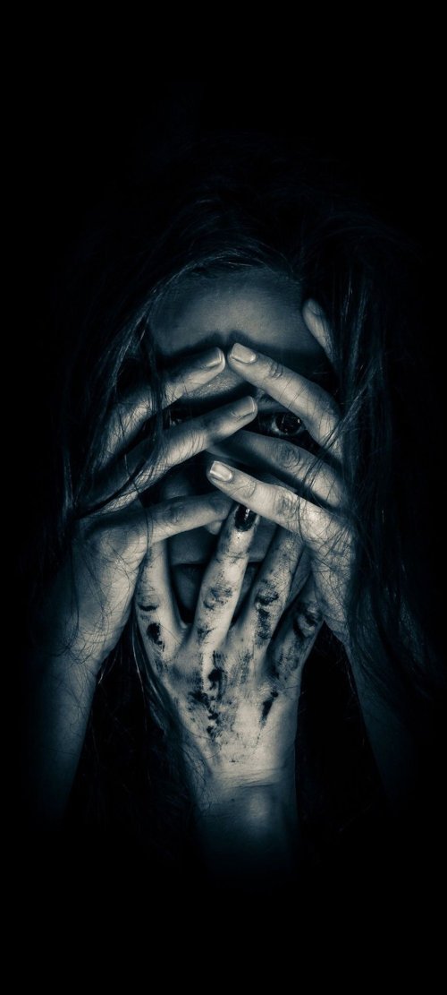 Distressed Hands Conceal Face - Related Ghetto Wallpapers wallpaper