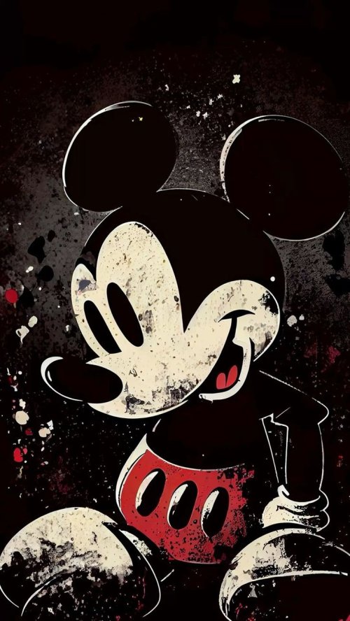 Distressed Mickey Mouse Art - Related Ghetto Wallpapers wallpaper