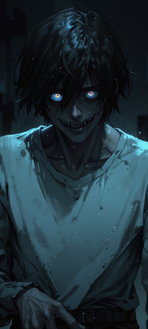 Eerie Glowing Eyes - gothic Wallpaper