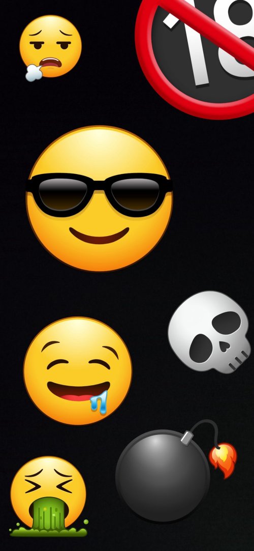Emoji Bomb Skull - Related Ghetto Wallpapers wallpaper