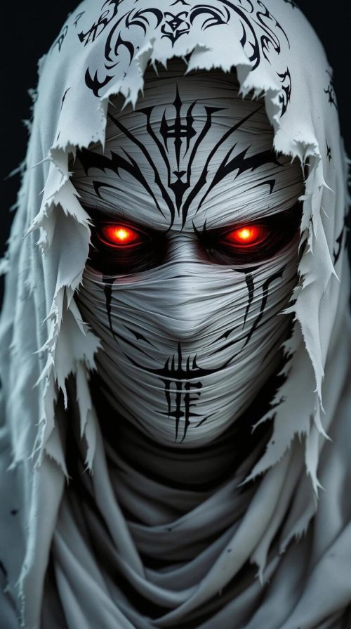 Enigmatic Hooded Figure