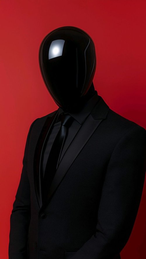 Faceless_Figure_in_Black_Suit - Related StockWalls wallpaper