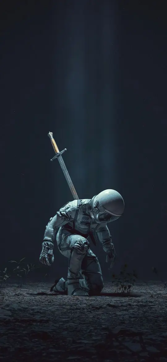 Fallen Astronaut Knight - Related Dope Wallpapers wallpaper