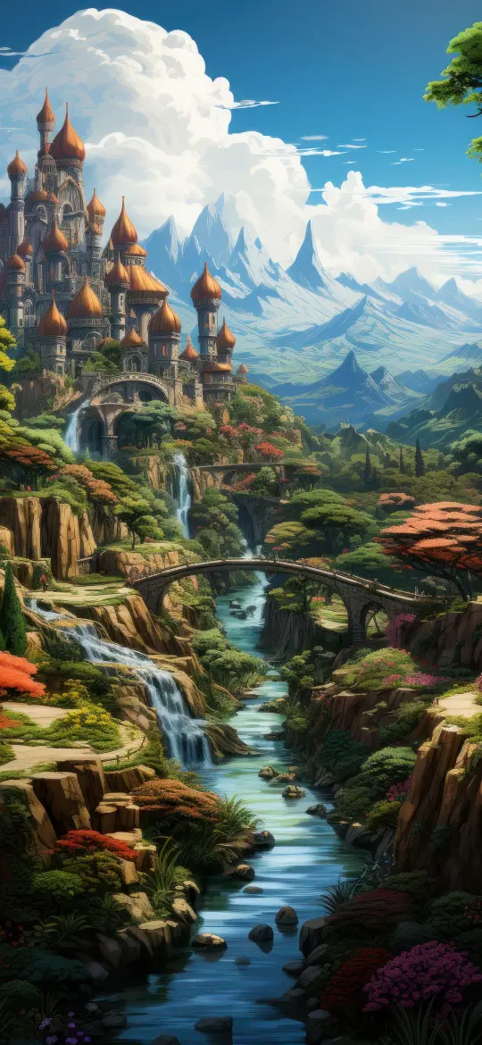 Fantasy Castle Landscape