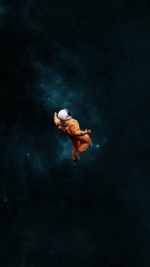 Floating Astronaut in Space - Related 4K Wallpapers wallpaper