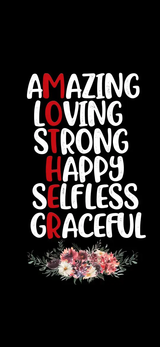 Floral Mother's Day Message