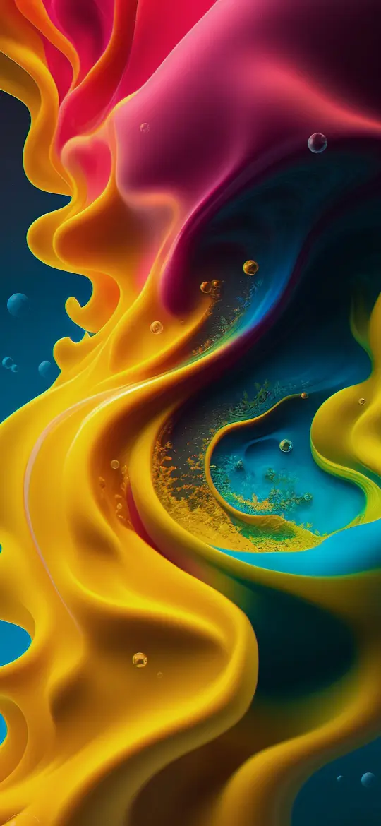 Fluid Color Swirls - Related 4K Wallpapers wallpaper