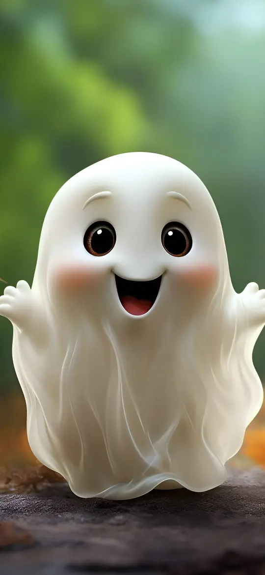 Friendly Cartoon Ghost - Related Ghetto Wallpapers wallpaper