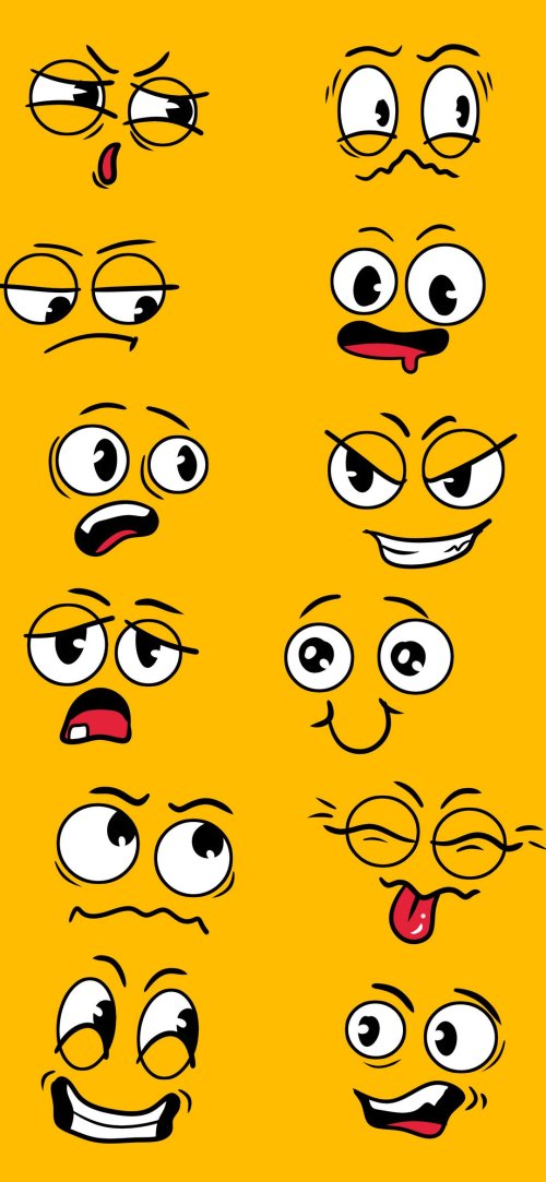 Funny Cartoon Faces Collection - Related StockWalls wallpaper