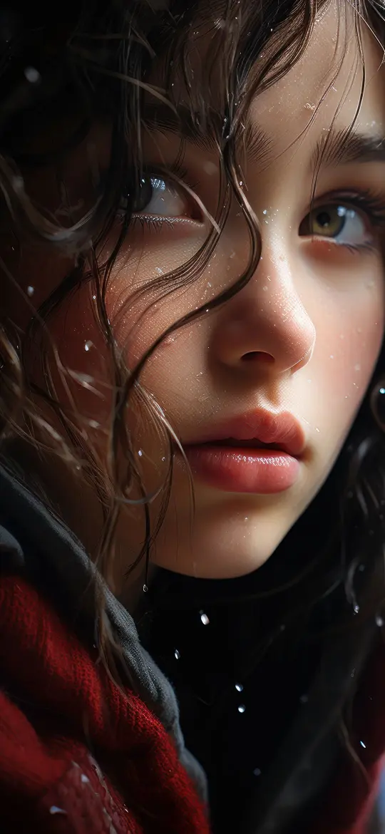 Girl in the Rain - Related Dark Wallpapers wallpaper