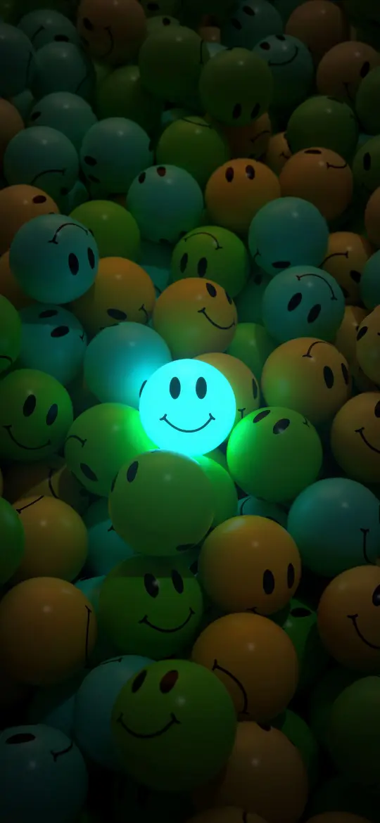Glowing Smiley Ball Pit - Related Ghetto Wallpapers wallpaper