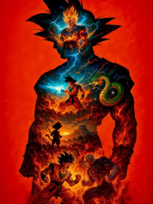 Goku's Epic Power Within - Related Anime Wallpapers wallpaper