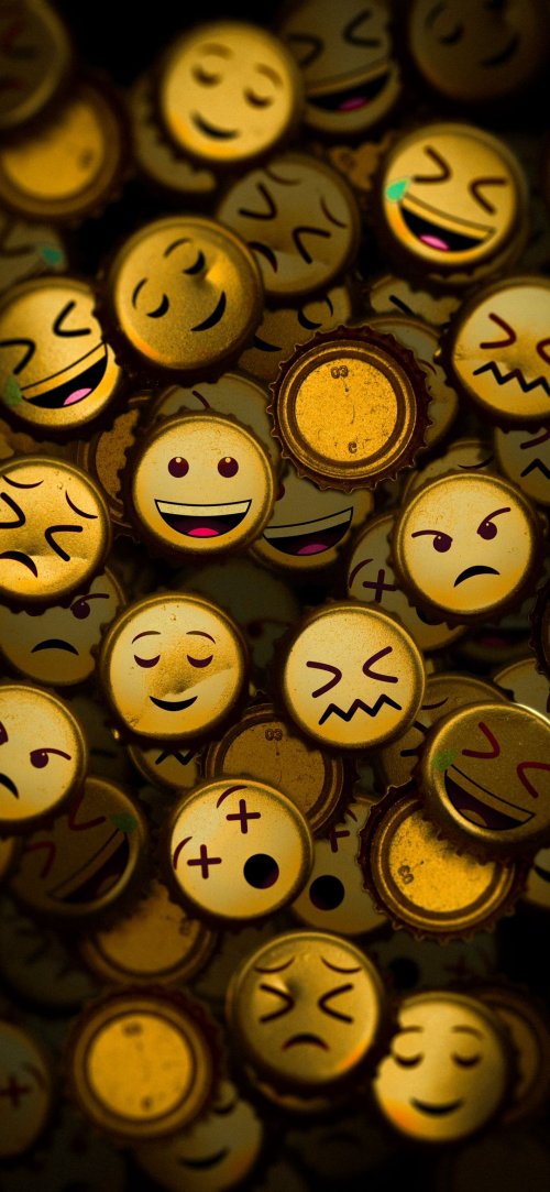 Golden Emoji Caps - Related StockWalls wallpaper