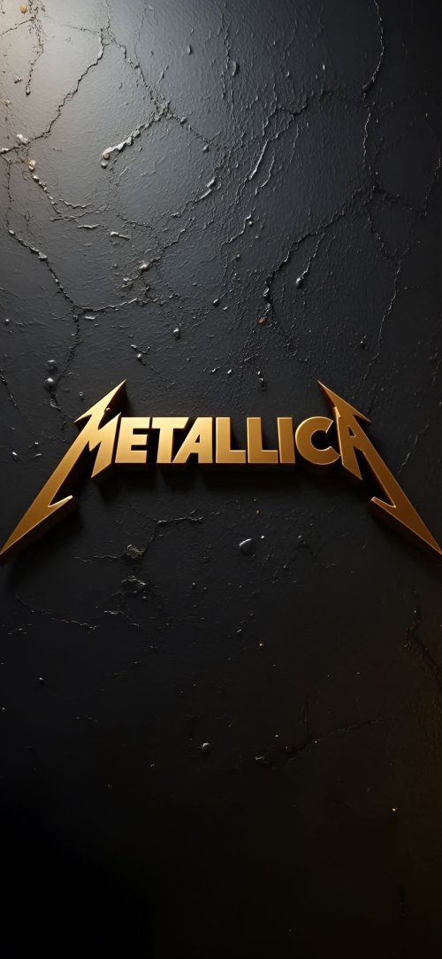 Golden Metallica Logo - Related StockWalls wallpaper