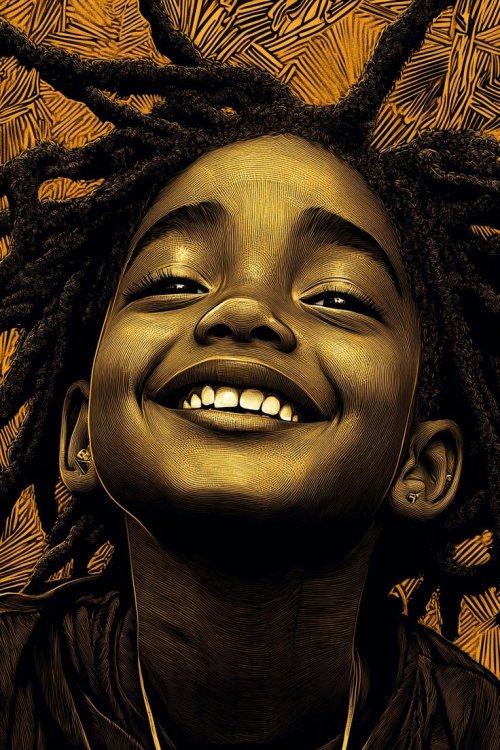 Golden Smile Portrait