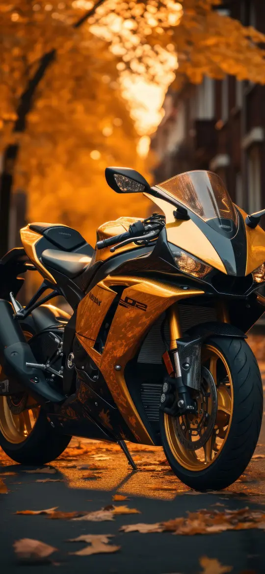 Golden Yamaha Motorcycle - Related Ghetto Wallpapers wallpaper