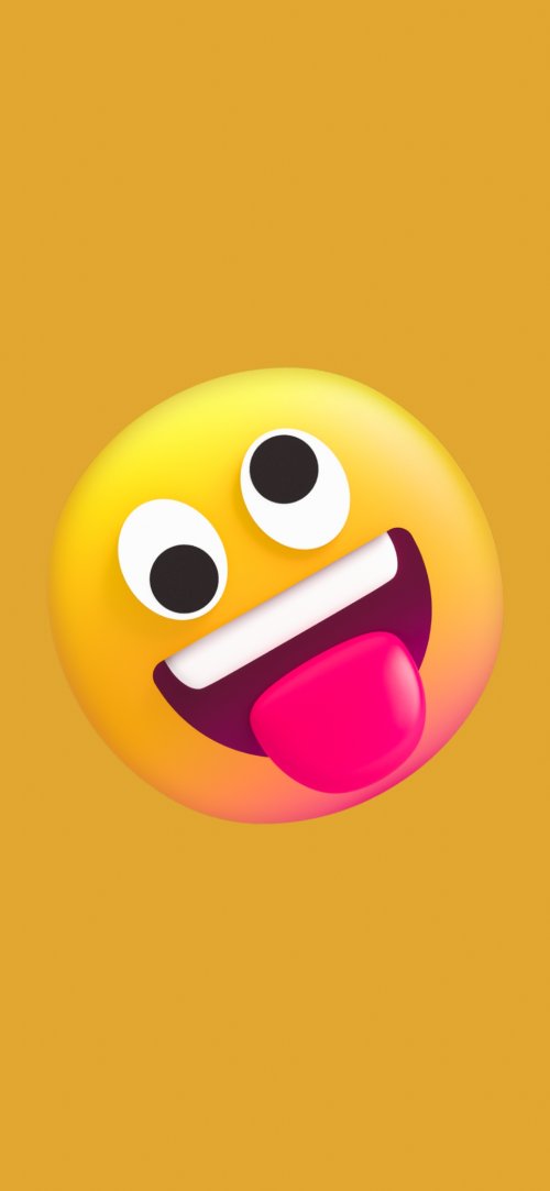 Goofy Emoji Tongue Out - emoji Wallpaper