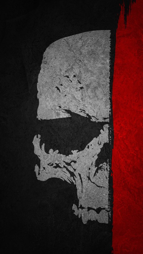 Gritty Skull Graphic - skull Wallpaper