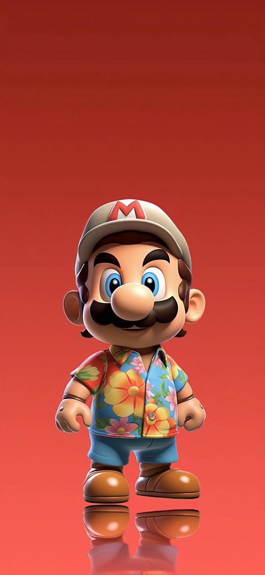 Hawaiian Shirt Mario