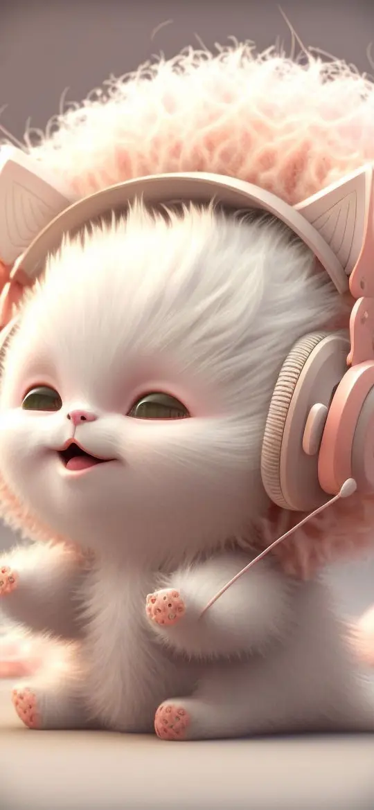 Headphone Kitty - Related Dark Wallpapers wallpaper