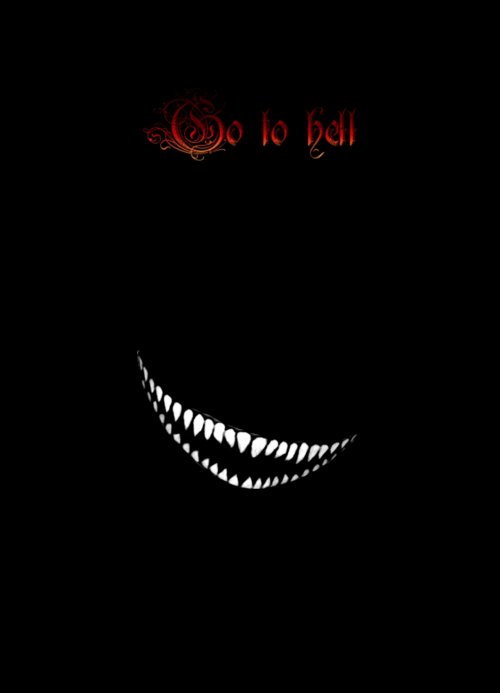 Hellish Grin Wallpaper - gothic Wallpaper