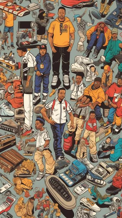 Hip Hop Collage - Related 4K Wallpapers wallpaper