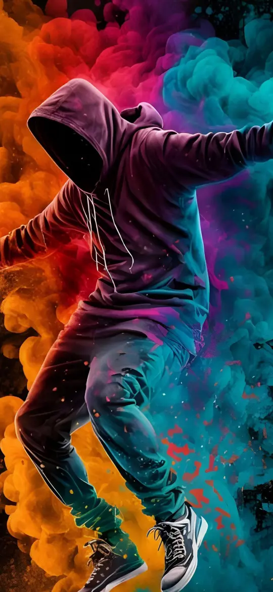 Hooded Dancer Color Burst - Related 4K Wallpapers wallpaper