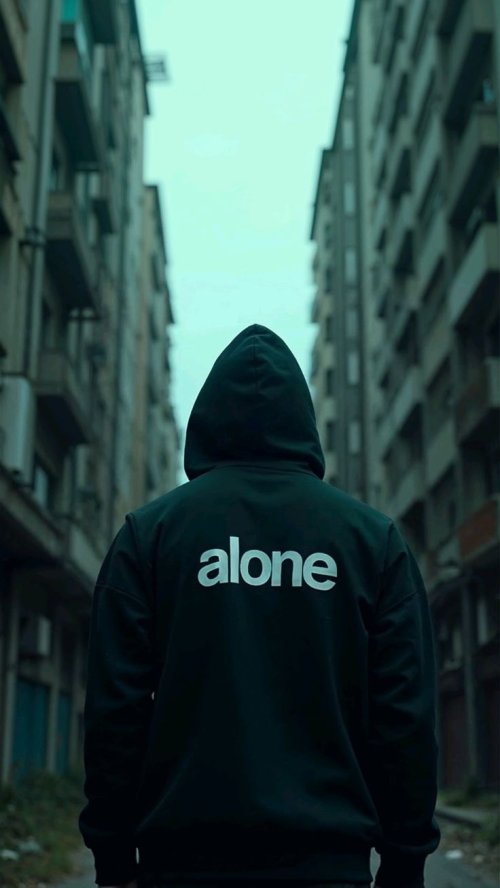 Hooded Figure Alone - Related Ghetto Wallpapers wallpaper