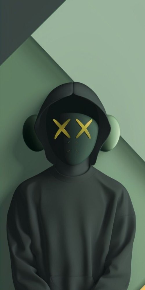 Hooded_Figure_with_XX_Eyes - Related Dark Wallpapers wallpaper