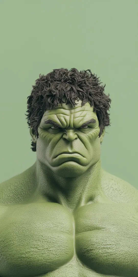Hulk's Intense Gaze