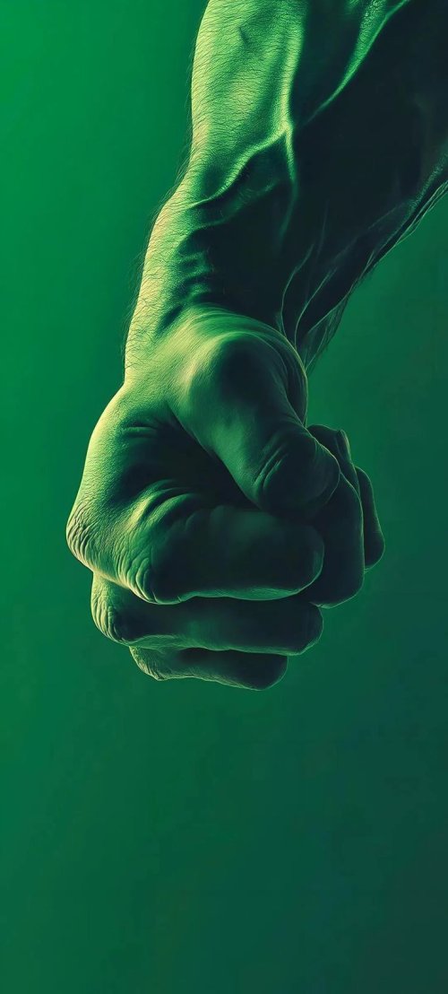 Hulk's Mighty Green Fist - marvel Wallpaper