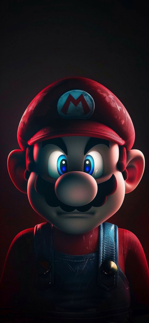 Iconic Mario Portrait - mario Wallpaper