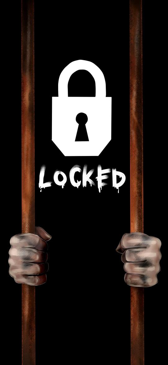 Imprisoned Lock Illustration - Related 4K Wallpapers wallpaper