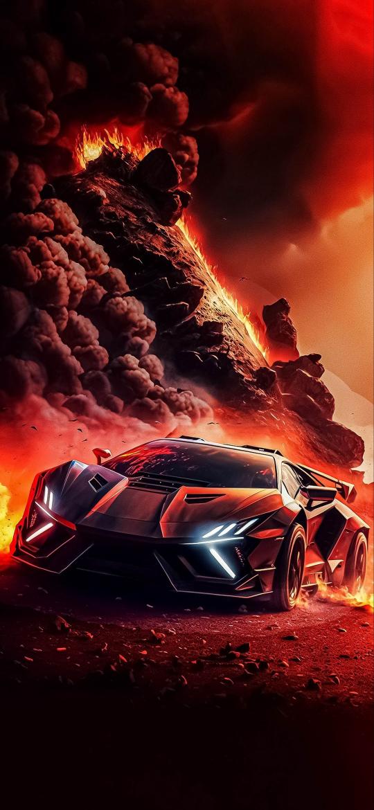 Inferno Lamborghini Aventador - Related Ghetto Wallpapers wallpaper