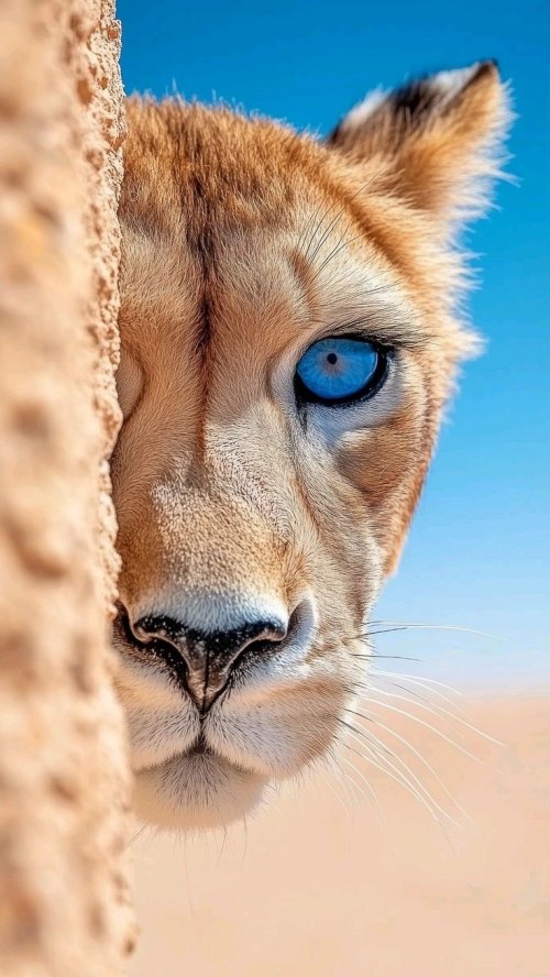 Intense Blue Cat Eye - Related Darkify wallpaper