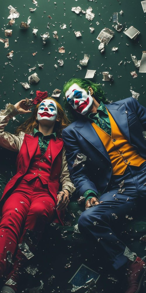 Joker_and_Harley_Quinn_Confetti - Related Dope Wallpapers wallpaper