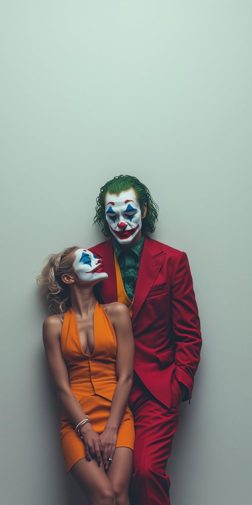 Joker_and_Harley_Quinn_Leaning