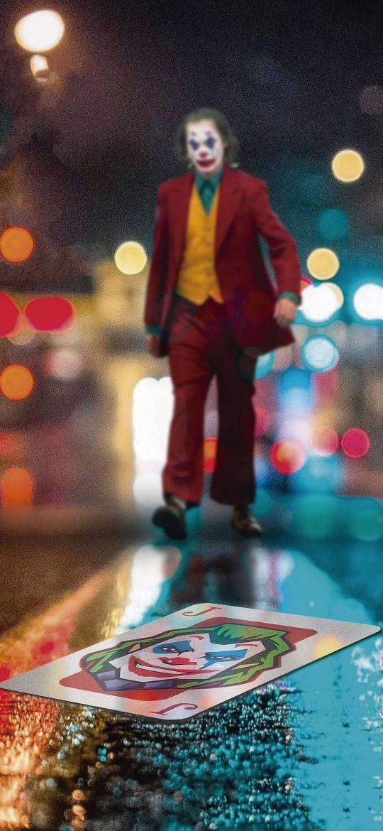 Joker Card Reflection - Related Dark Wallpapers wallpaper