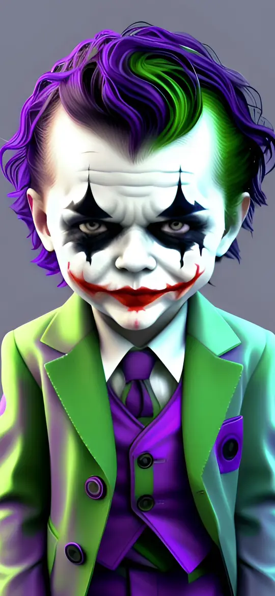 Joker Child Portrait - Related 4K Wallpapers wallpaper