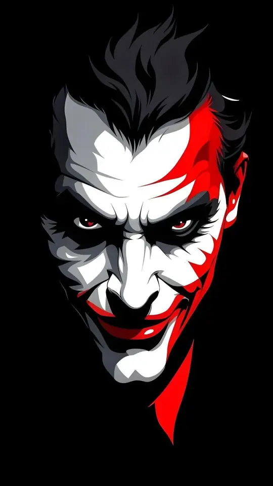 Joker's Sinister Grin - Related Dope Wallpapers wallpaper
