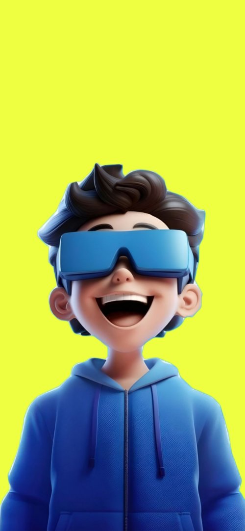 Joyful VR Gamer