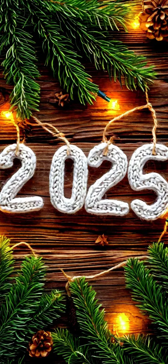 Knitted 2025 New Year