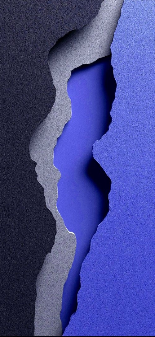 Layered Blue Texture Rift