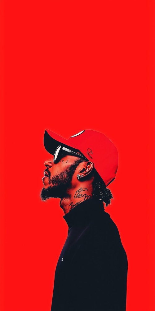 Lewis_Hamilton_Red_Cap_Profile - Related Ghetto Wallpapers wallpaper