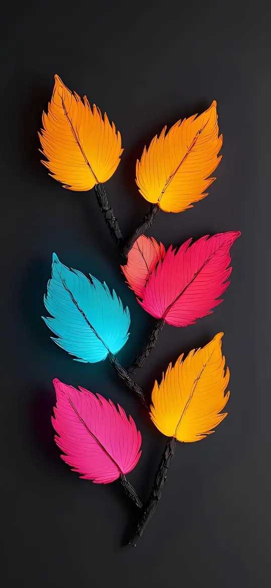 Luminous Leaf Arrangement